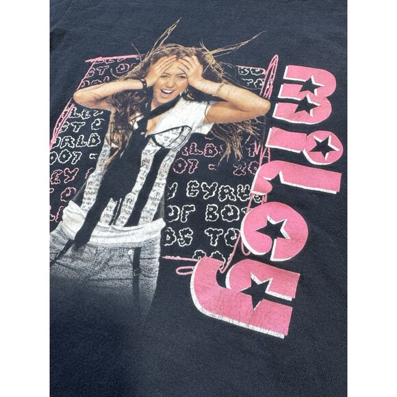 VTG Miley Cyrus Best of Both Worlds Tour Shirt 2007-2008 Youth Large GUC Disney - Picture 4 of 6